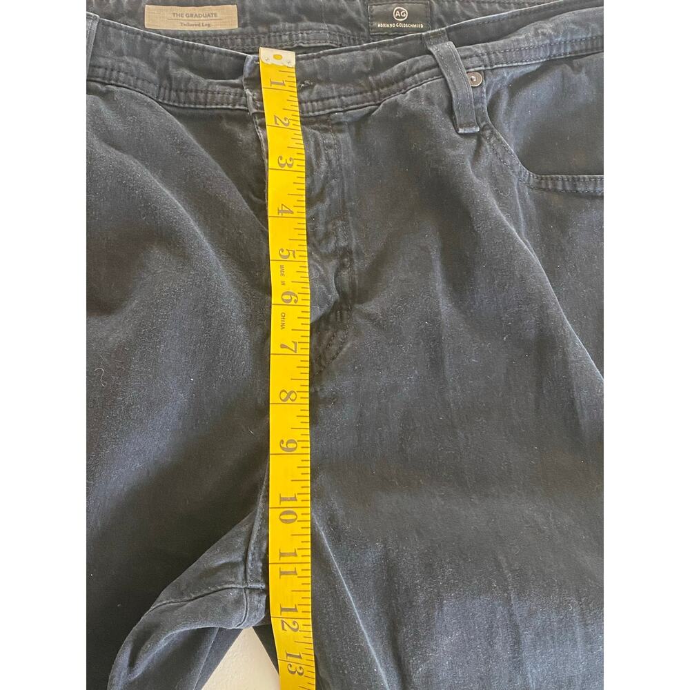 AG Adriano Goldschmied‎ The Graduate Black Jeans Men 38X32 - Picture 9 of 10